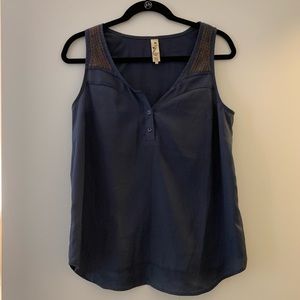 Dark blue blouse